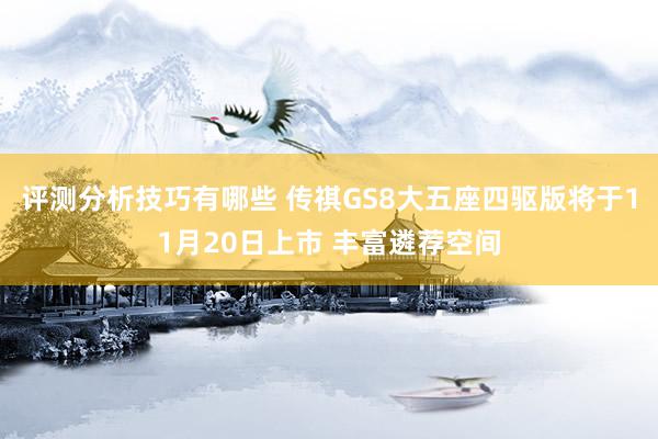 评测分析技巧有哪些 传祺GS8大五座四驱版将于11月20日上市 丰富遴荐空间